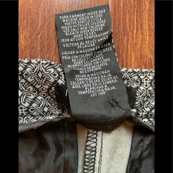 🌿SALE🌿MARIO SERRANI Made in Italy Black White Pants size 6 - Picture 4 of 9